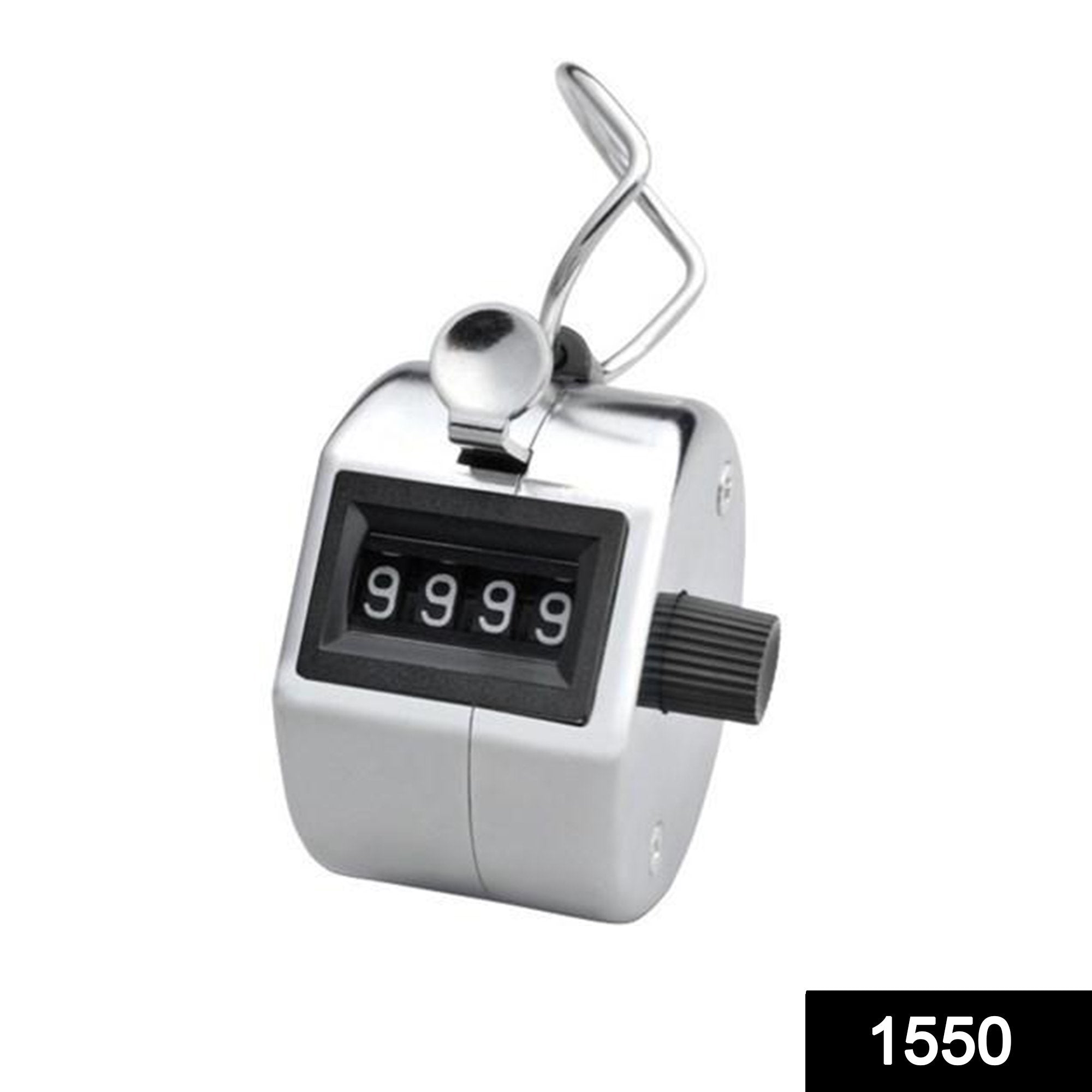 Clicker counter with four-digit display for counting Clicker counter with four-digit display for counting